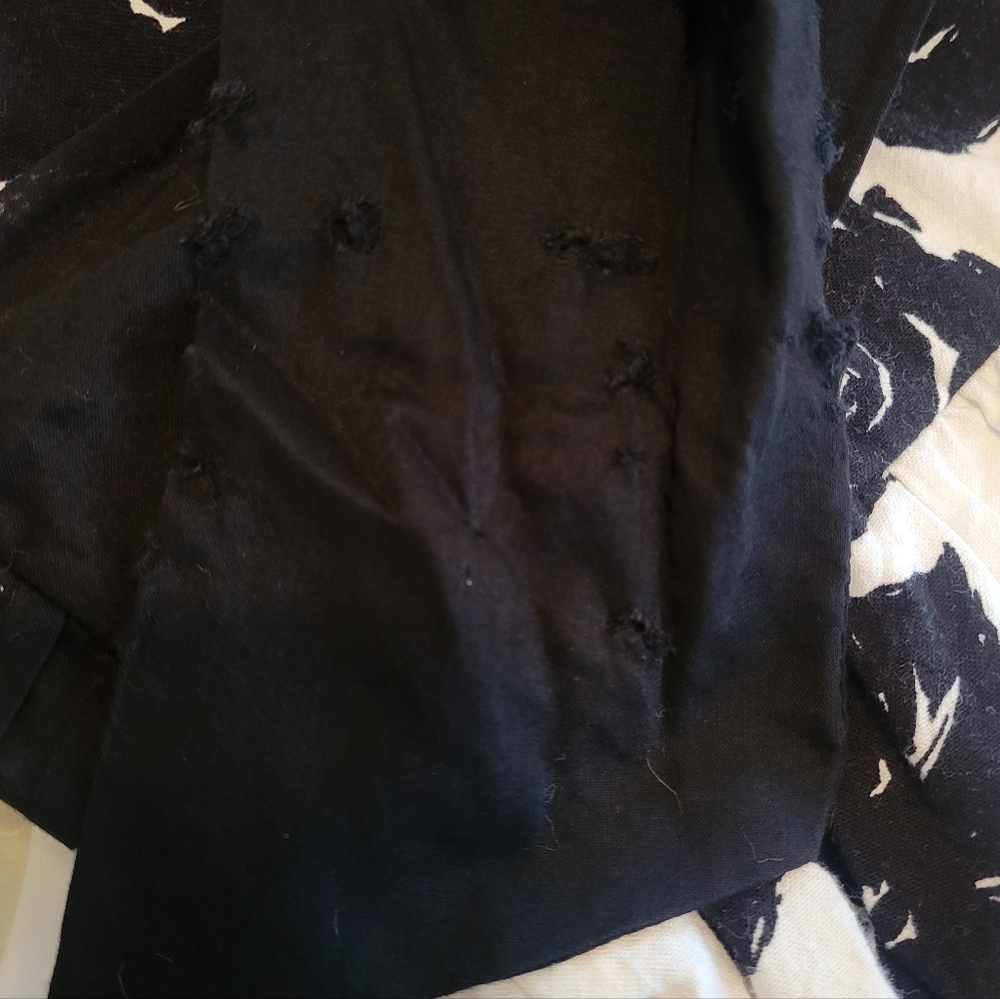 TORRID Rose Pattern Black White Dress Plus Size 14 - Picture 8 of 8